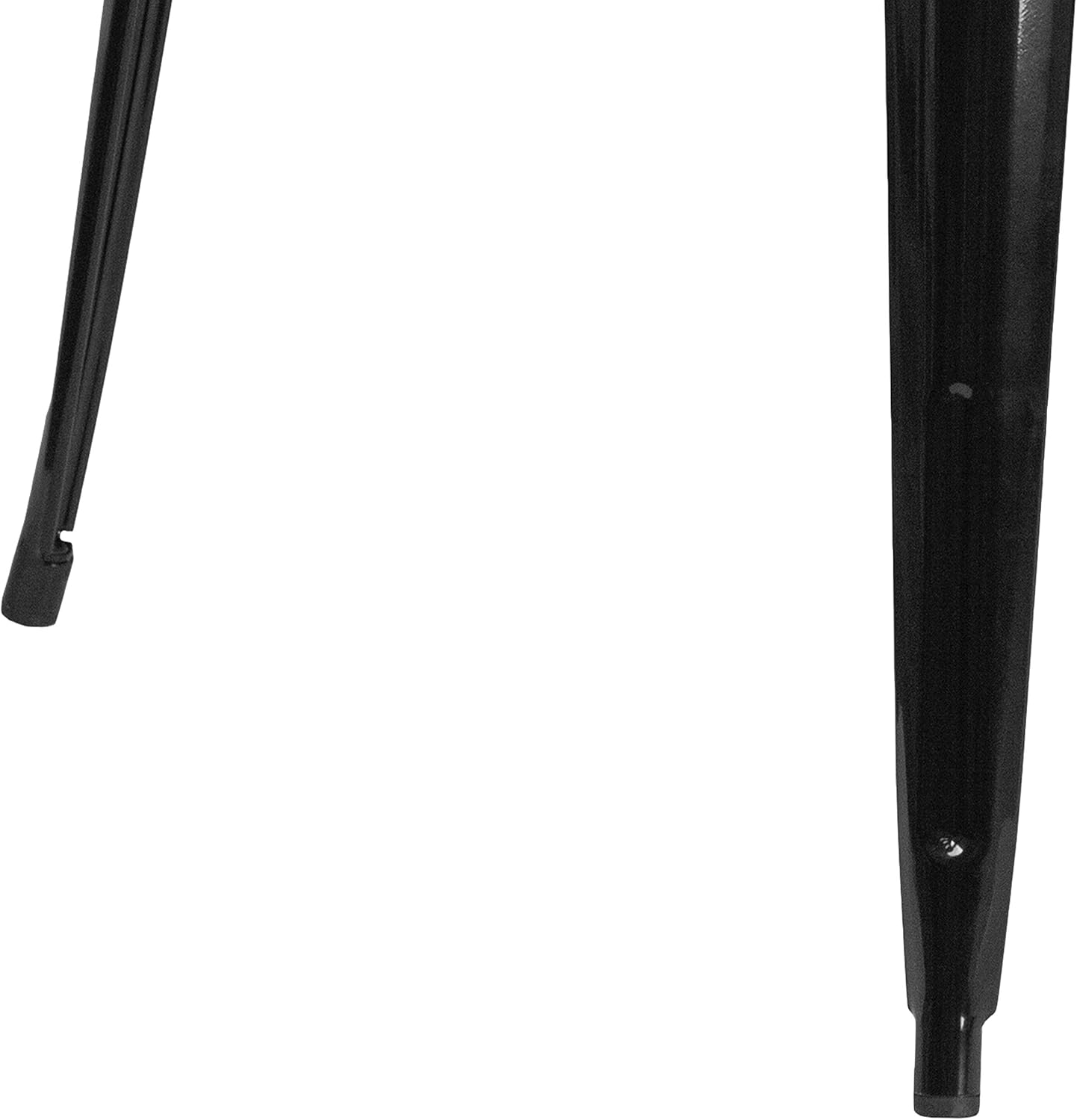 Flash Furniture Toby Commercial Grade 31.75" Square Black Metal Indoor-Outdoor Table